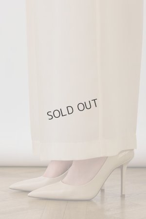 画像10: {SOLD}グレースコンチネンタル｜GRACE CONTINENTAL ダイアグラム DIAGRAM  ソフトファイユパンツ{-BES}