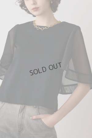 画像1: {SOLD}グレースコンチネンタル｜GRACE CONTINENTAL グレースクラス GRACE CLASS シアーケープカットトップ{-BES}