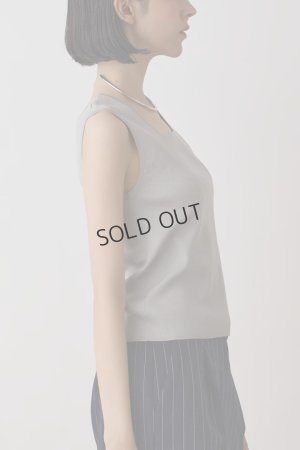 画像3: {SOLD}グレースコンチネンタル｜GRACE CONTINENTAL ダイアグラム DIAGRAM  ブライトニットノースリーブ{-BES}