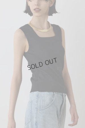 画像5: {SOLD}グレースコンチネンタル｜GRACE CONTINENTAL ダイアグラム DIAGRAM  ブライトニットノースリーブ{-BES}