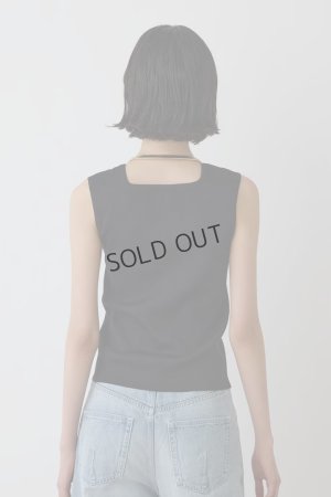 画像6: {SOLD}グレースコンチネンタル｜GRACE CONTINENTAL ダイアグラム DIAGRAM  ブライトニットノースリーブ{-BES}