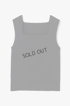 画像8: {SOLD}グレースコンチネンタル｜GRACE CONTINENTAL ダイアグラム DIAGRAM  ブライトニットノースリーブ{-BES}