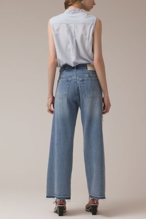 画像5: ★取り寄せリクエスト注文受付中★ グレースコンチネンタル｜GRACE CONTINENTAL ダイアグラム DIAGRAM  リメイクストレートデニムパンツ{-BEA}