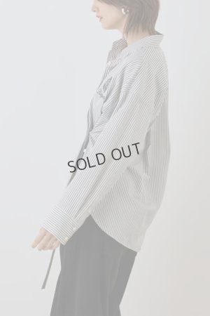 画像4: グレースコンチネンタル｜GRACE CONTINENTAL ダイアグラム DIAGRAM  エンブレム刺繍シャツ{-BEA}