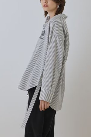 画像13: ★取り寄せリクエスト注文受付中★ グレースコンチネンタル｜GRACE CONTINENTAL ダイアグラム DIAGRAM  エンブレム刺繍シャツ{-BEA}