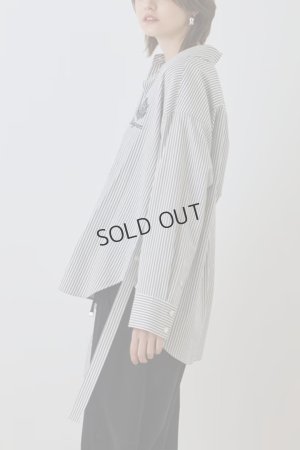 画像13: グレースコンチネンタル｜GRACE CONTINENTAL ダイアグラム DIAGRAM  エンブレム刺繍シャツ{-BEA}