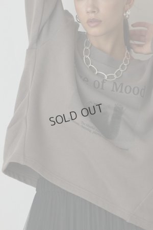 画像5: グレースコンチネンタル｜GRACE CONTINENTAL ダイアグラム DIAGRAM  Catphoto裏毛トップ{-BEA}