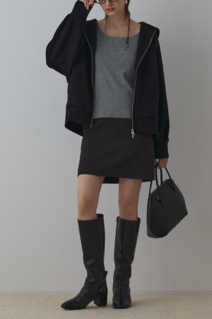 画像2: グレースコンチネンタル｜GRACE CONTINENTAL ダイアグラム DIAGRAM  ルーズパーカー{-BEA}