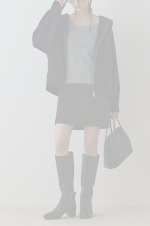 画像2:  {SOLD} グレースコンチネンタル｜GRACE CONTINENTAL ダイアグラム DIAGRAM  ルーズパーカー{-BEA}