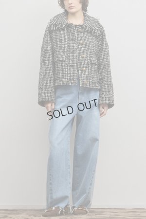 画像2: グレースコンチネンタル｜GRACE CONTINENTAL ダイアグラム DIAGRAM  パディングツイードジャケット{-BFS}