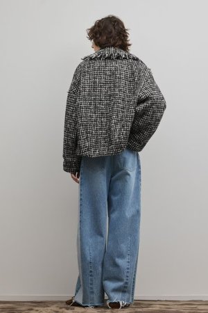 画像5: グレースコンチネンタル｜GRACE CONTINENTAL ダイアグラム DIAGRAM  パディングツイードジャケット{-BFS}