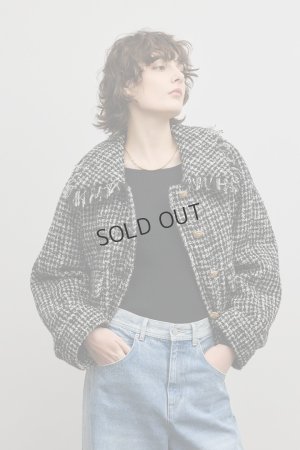 画像8: グレースコンチネンタル｜GRACE CONTINENTAL ダイアグラム DIAGRAM  パディングツイードジャケット{-BFS}