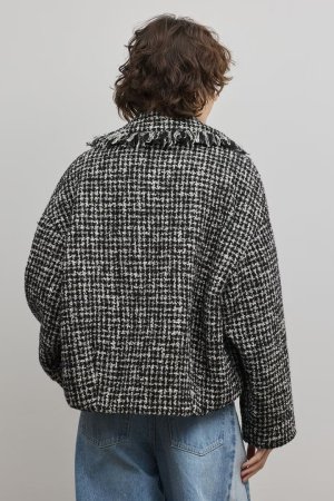 画像9: グレースコンチネンタル｜GRACE CONTINENTAL ダイアグラム DIAGRAM  パディングツイードジャケット{-BFS}