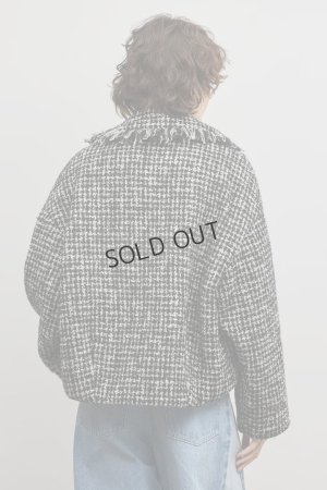 画像9: グレースコンチネンタル｜GRACE CONTINENTAL ダイアグラム DIAGRAM  パディングツイードジャケット{-BFS}