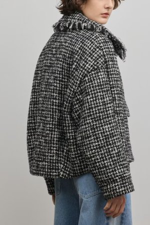 画像10: グレースコンチネンタル｜GRACE CONTINENTAL ダイアグラム DIAGRAM  パディングツイードジャケット{-BFS}