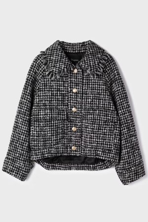 画像11: グレースコンチネンタル｜GRACE CONTINENTAL ダイアグラム DIAGRAM  パディングツイードジャケット{-BFS}