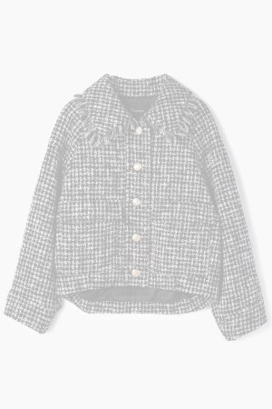 画像11:  {SOLD} グレースコンチネンタル｜GRACE CONTINENTAL ダイアグラム DIAGRAM  パディングツイードジャケット{-BFS}