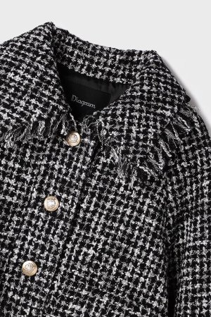 画像13: グレースコンチネンタル｜GRACE CONTINENTAL ダイアグラム DIAGRAM  パディングツイードジャケット{-BFS}