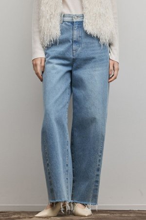 画像5: グレースコンチネンタル｜GRACE CONTINENTAL ダイアグラム DIAGRAM  サイドラインデニムパンツ{-BFS}