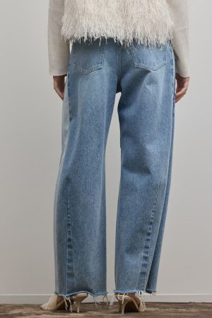 画像6: グレースコンチネンタル｜GRACE CONTINENTAL ダイアグラム DIAGRAM  サイドラインデニムパンツ{-BFS}