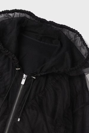 画像11: グレースコンチネンタル｜GRACE CONTINENTAL ダイアグラム DIAGRAM  チュールパーカー{-BFS}