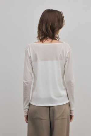 画像4: ★取り寄せリクエスト注文受付中★ グレースコンチネンタル｜GRACE CONTINENTAL ダイアグラム DIAGRAM  シアーレイヤードカットトップ{-BFS}