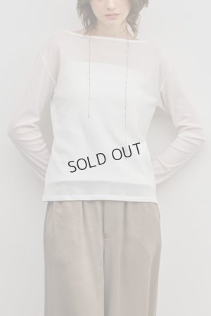 画像5: グレースコンチネンタル｜GRACE CONTINENTAL ダイアグラム DIAGRAM  シアーレイヤードカットトップ{-BFS}