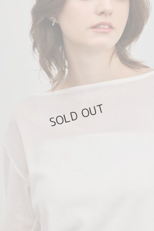 画像6: グレースコンチネンタル｜GRACE CONTINENTAL ダイアグラム DIAGRAM  シアーレイヤードカットトップ{-BFS}