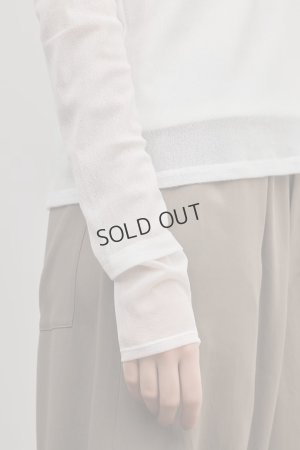 画像8: グレースコンチネンタル｜GRACE CONTINENTAL ダイアグラム DIAGRAM  シアーレイヤードカットトップ{-BFS}