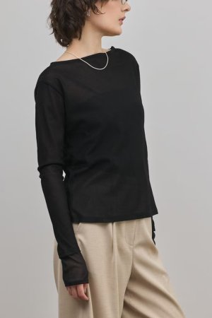 画像8: ★取り寄せリクエスト注文受付中★ グレースコンチネンタル｜GRACE CONTINENTAL ダイアグラム DIAGRAM  シアーレイヤードカットトップ{-BFS}