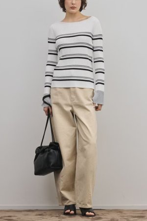 画像2: ★取り寄せリクエスト注文受付中★ グレースコンチネンタル｜GRACE CONTINENTAL ダイアグラム DIAGRAM  ラメボーダーニットトップ{-BFS}