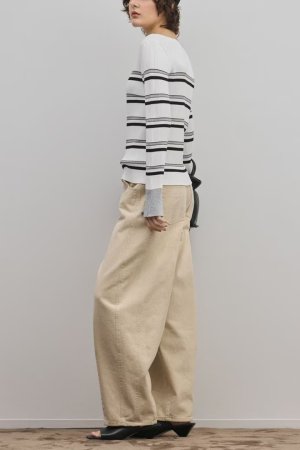 画像3: ★取り寄せリクエスト注文受付中★ グレースコンチネンタル｜GRACE CONTINENTAL ダイアグラム DIAGRAM  ラメボーダーニットトップ{-BFS}