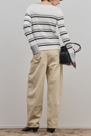 画像4: ★取り寄せリクエスト注文受付中★ グレースコンチネンタル｜GRACE CONTINENTAL ダイアグラム DIAGRAM  ラメボーダーニットトップ{-BFS}