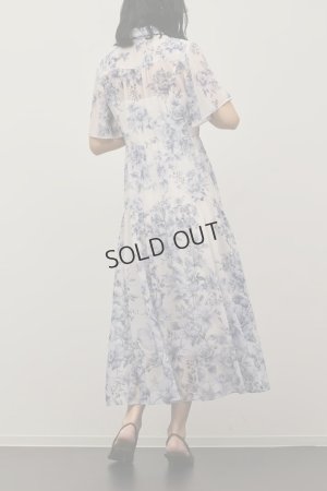 画像6: {SOLD}グレースコンチネンタル｜GRACE CONTINENTAL ダイアグラム DIAGRAM  フラワープリントシャツフレアワンピース{-BFS}
