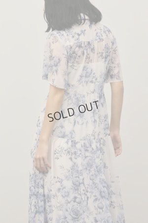 画像11: {SOLD}グレースコンチネンタル｜GRACE CONTINENTAL ダイアグラム DIAGRAM  フラワープリントシャツフレアワンピース{-BFS}