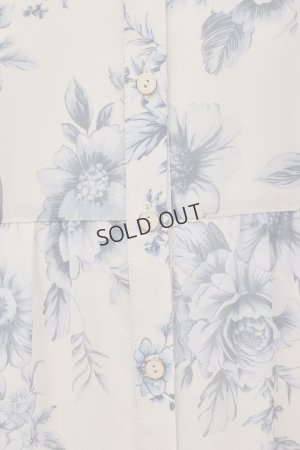 画像14: {SOLD}グレースコンチネンタル｜GRACE CONTINENTAL ダイアグラム DIAGRAM  フラワープリントシャツフレアワンピース{-BFS}
