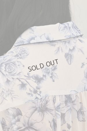 画像16: {SOLD}グレースコンチネンタル｜GRACE CONTINENTAL ダイアグラム DIAGRAM  フラワープリントシャツフレアワンピース{-BFS}