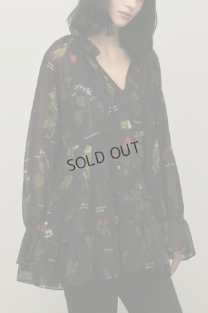 画像1: グレースコンチネンタル｜GRACE CONTINENTAL ダイアグラム DIAGRAM  ボタニカルプリントチュニックトップ{-BFS}