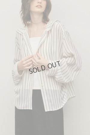 画像1: グレースコンチネンタル｜GRACE CONTINENTAL ダイアグラム DIAGRAM  フードシャツ{-BFS}