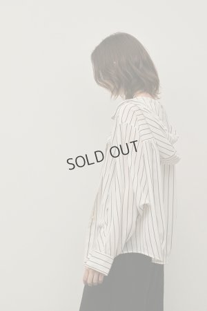 画像2: グレースコンチネンタル｜GRACE CONTINENTAL ダイアグラム DIAGRAM  フードシャツ{-BFS}