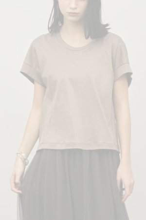 画像1:  {SOLD} グレースコンチネンタル｜GRACE CONTINENTAL ダイアグラム DIAGRAM  ルーズカットTシャツ{-BFS}