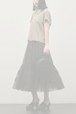 画像3:  {SOLD} グレースコンチネンタル｜GRACE CONTINENTAL ダイアグラム DIAGRAM  ルーズカットTシャツ{-BFS}