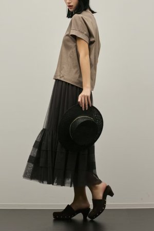 画像4: グレースコンチネンタル｜GRACE CONTINENTAL ダイアグラム DIAGRAM  ルーズカットTシャツ{-BFS}