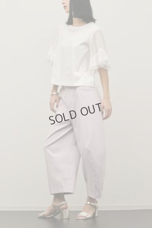 画像5: グレースコンチネンタル｜GRACE CONTINENTAL ダイアグラム DIAGRAM  シフォンスリーブカットトップ{-BFS}