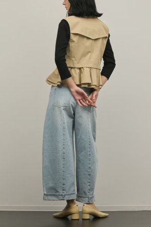 画像5: ★取り寄せリクエスト注文受付中★ グレースコンチネンタル｜GRACE CONTINENTAL ダイアグラム DIAGRAM  ペプラムトレンチベスト{-BFS}