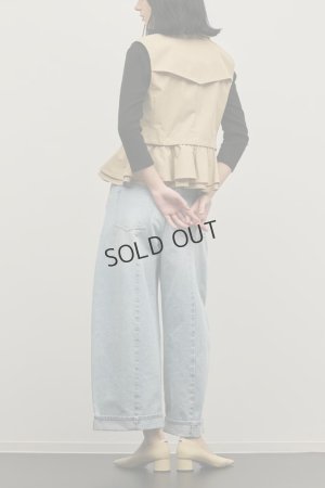 画像5: グレースコンチネンタル｜GRACE CONTINENTAL ダイアグラム DIAGRAM  ペプラムトレンチベスト{-BFS}