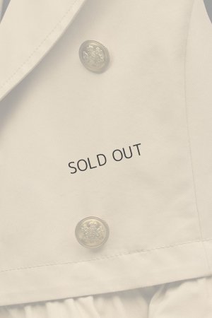 画像11: グレースコンチネンタル｜GRACE CONTINENTAL ダイアグラム DIAGRAM  ペプラムトレンチベスト{-BFS}