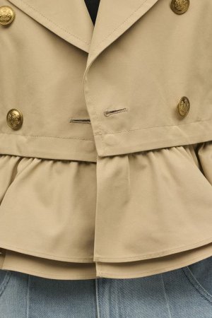 画像12: ★取り寄せリクエスト注文受付中★ グレースコンチネンタル｜GRACE CONTINENTAL ダイアグラム DIAGRAM  ペプラムトレンチベスト{-BFS}