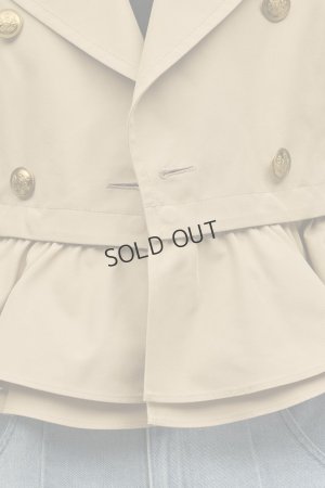 画像12: グレースコンチネンタル｜GRACE CONTINENTAL ダイアグラム DIAGRAM  ペプラムトレンチベスト{-BFS}