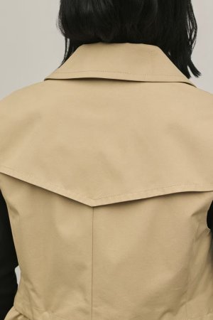 画像13: ★取り寄せリクエスト注文受付中★ グレースコンチネンタル｜GRACE CONTINENTAL ダイアグラム DIAGRAM  ペプラムトレンチベスト{-BFS}